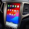 Jeep Grand Cherokee 2013+ (цвет: шампанское бронза, все комплектации) CARMEDIA ZF-1823G-Q6-DSP-6-128-LTE Tesla-Style (Android 11.0, 8x2.0 Ghz, 8Gb Ram, 128Gb ROM, SL4745 FM, TDA 7850, DSP6ch, Bluetooth 5.0, Glonass&gps, AHD, CarPlay, HDMI, вторая зона, 4G